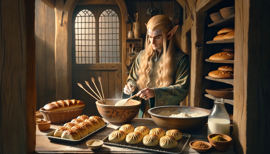 Baking Elven Lembas Bread